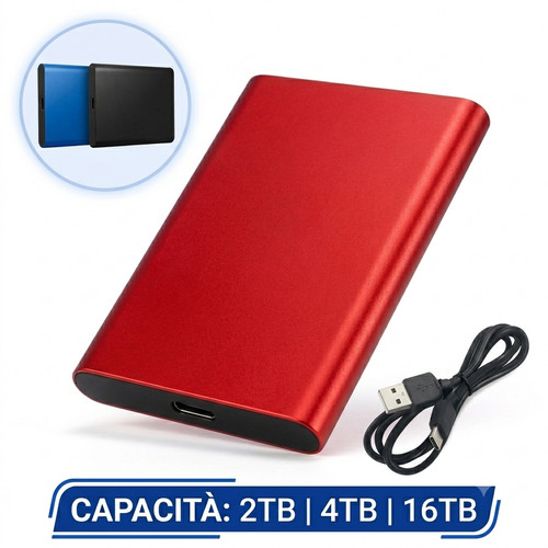 Ssd esterno 4tb - esterno, portatile